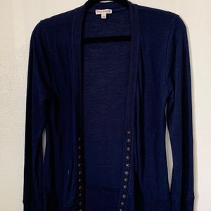 Navy blue cardigan